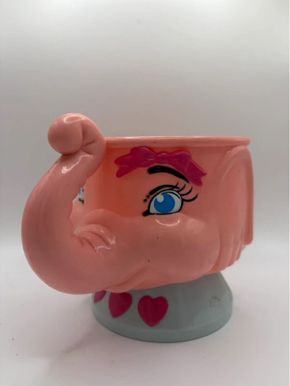 Vintage Ringling Bros Barnum & Bailey Circus Juliette Pink Elephant Souvenir Cup